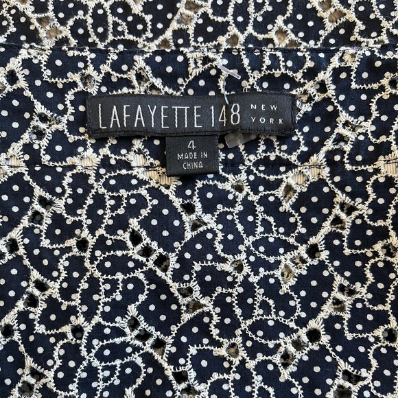 Eileen Fisher Long-Sleeve Black Silk Jersey Relaxed‎ Tunic Top w/ Sheer Layer - Picture 12 of 13